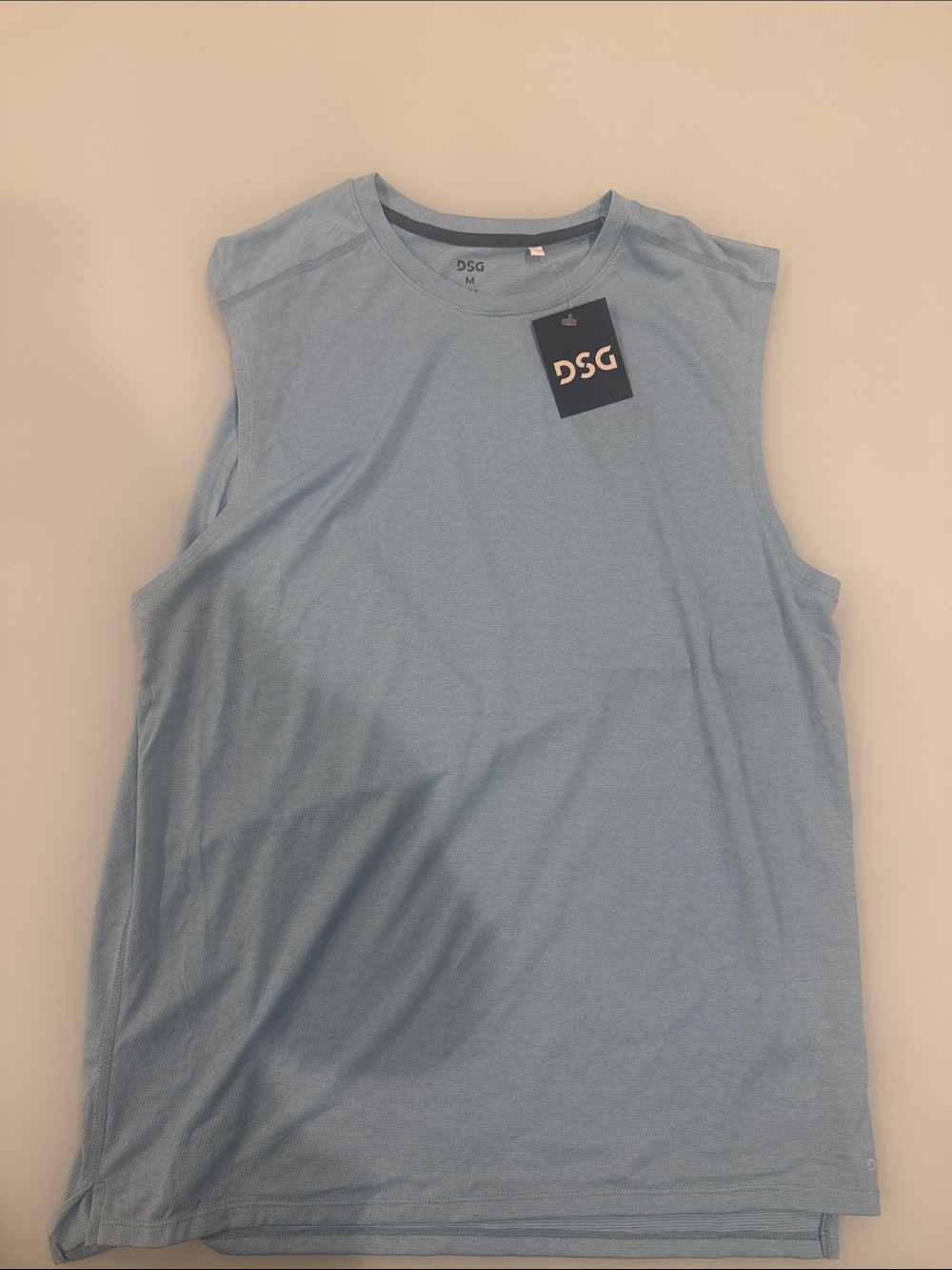 DSG Men’s Pale Blue Sleeveless Training Tank